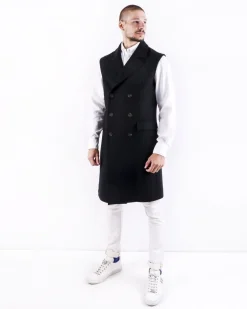 La Piscine Paris Manteau sans manches en laine Ly Adams*Homme Manteaux