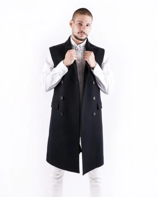 La Piscine Paris Manteau sans manches en laine Ly Adams*Homme Manteaux