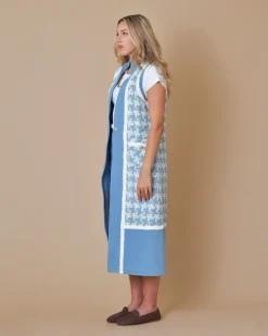 La Piscine Paris Manteau sans manches en tweed à empiècements Edward Achour*Femme Manteaux