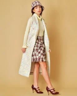 La Piscine Paris Manteau sans manches en tweed Edward Achour*Femme Manteaux