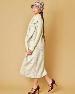 La Piscine Paris Manteau sans manches en tweed Edward Achour*Femme Manteaux