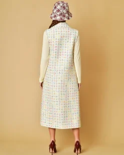 La Piscine Paris Manteau sans manches en tweed Edward Achour*Femme Manteaux
