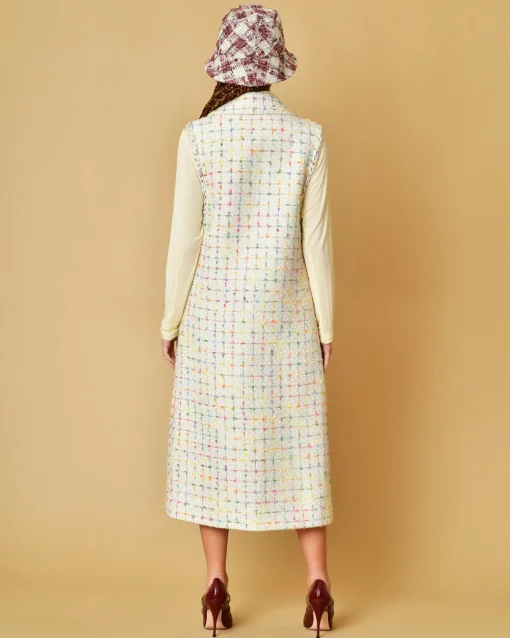 La Piscine Paris Manteau sans manches en tweed Edward Achour*Femme Manteaux