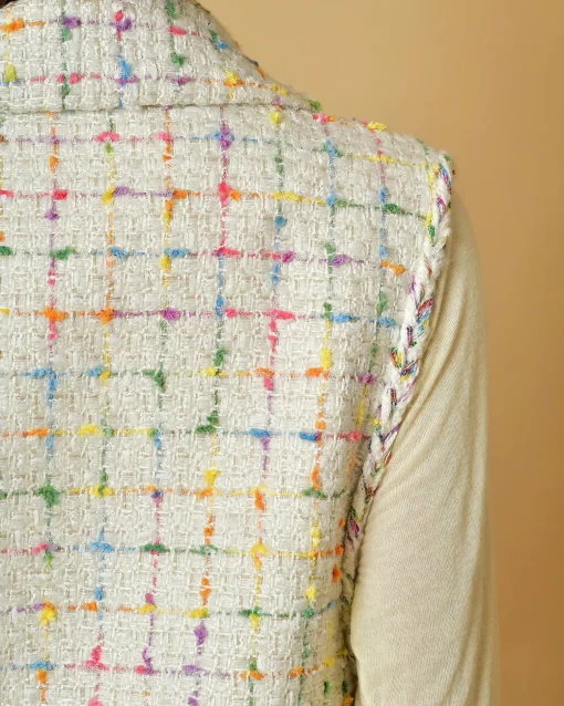 La Piscine Paris Manteau sans manches en tweed Edward Achour*Femme Manteaux