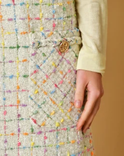 La Piscine Paris Manteau sans manches en tweed Edward Achour*Femme Manteaux