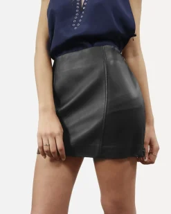 La Piscine Paris Mini jupe en cuir Balmain*Femme Jupes