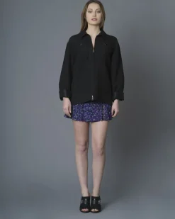 La Piscine Paris Mini-jupe plissé à motif pois Just Cavalli*Femme Jupes