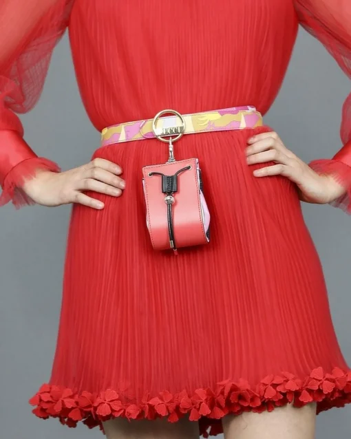 La Piscine Paris Mini-sac en cuir et en tissu imprimé Pucci*Femme Sacs