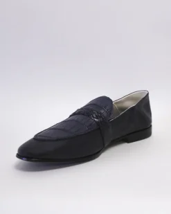 La Piscine Paris Mocassins en cuir effet croco Moreschi*Homme Chaussures