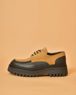 La Piscine Paris Mocassins en cuir à empiècement Casheart*Femme Chaussures