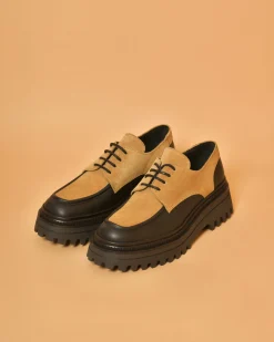 La Piscine Paris Mocassins en cuir à empiècement Casheart*Femme Chaussures