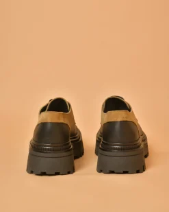 La Piscine Paris Mocassins en cuir à empiècement Casheart*Femme Chaussures