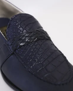 La Piscine Paris Mocassins en cuir effet croco Moreschi*Homme Chaussures