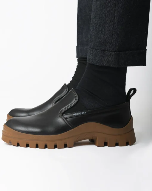 La Piscine Paris Mocassins en cuir Premiata*Homme Chaussures