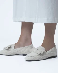 La Piscine Paris Moccassins en velours côtelé Casheart*Femme Chaussures