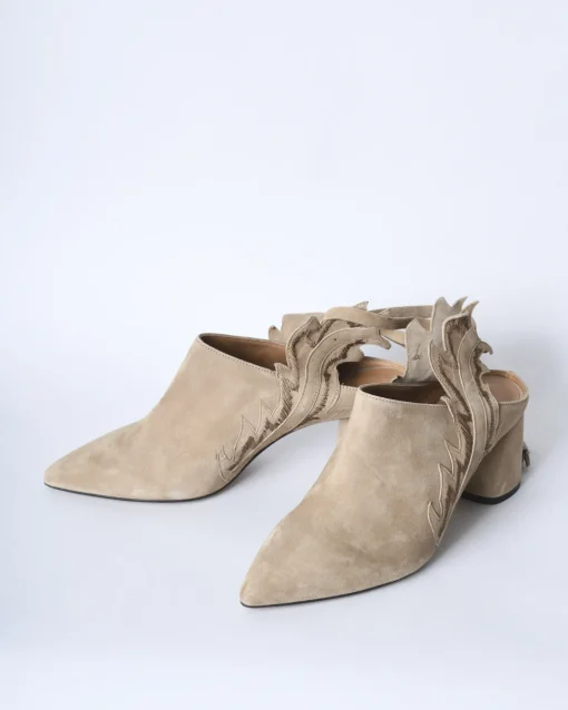 La Piscine Paris Mules en daim à brides SVNTY*Femme Chaussures