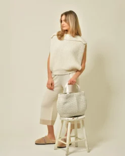 La Piscine Paris Panier en cuir tressé Falorni*Femme Sacs