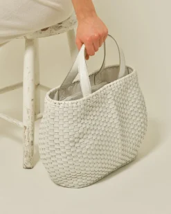 La Piscine Paris Panier en cuir tressé Falorni*Femme Sacs