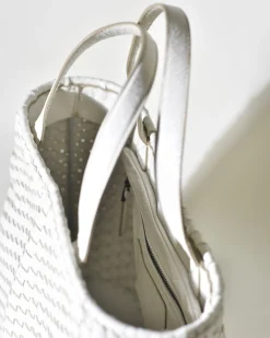 La Piscine Paris Panier en cuir tressé Falorni*Femme Sacs