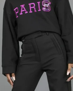 La Piscine Paris Pantalon à boutons pressions dorés Jijil*Femme Pantalons