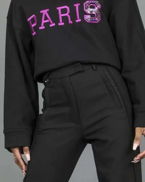 La Piscine Paris Pantalon à boutons pressions dorés Jijil*Femme Pantalons