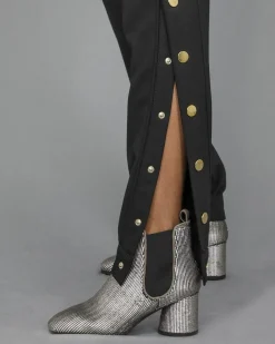 La Piscine Paris Pantalon à boutons pressions dorés Jijil*Femme Pantalons