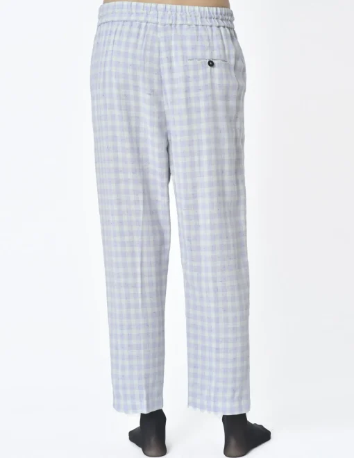 La Piscine Paris Pantalon à carreaux et vert Forte Forte*Femme Pantalons|Bas Femme