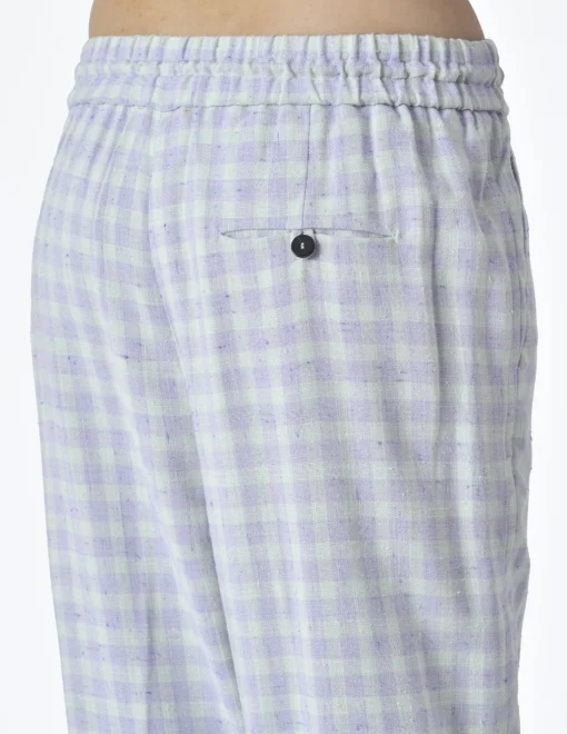 La Piscine Paris Pantalon à carreaux et vert Forte Forte*Femme Pantalons|Bas Femme