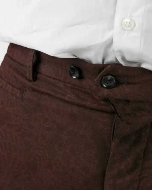 La Piscine Paris Pantalon à pince à motifs baroques Roda*Homme Pantalons
