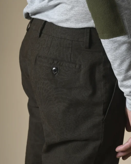 La Piscine Paris Pantalon à pince à motifs baroques Roda*Homme Pantalons