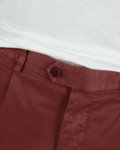 La Piscine Paris Pantalon à pinces orange Luca Capri*Homme Pantalons