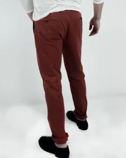 La Piscine Paris Pantalon à pinces orange Luca Capri*Homme Pantalons