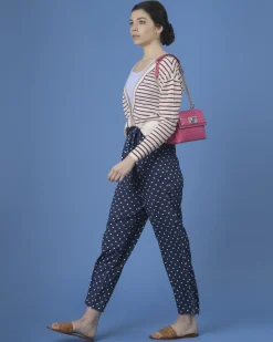 La Piscine Paris Pantalon à pois avec ceinture P.A.R.O.S.H*Femme Pantalons|Bas Femme