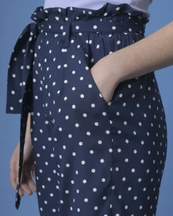 La Piscine Paris Pantalon à pois avec ceinture P.A.R.O.S.H*Femme Pantalons|Bas Femme