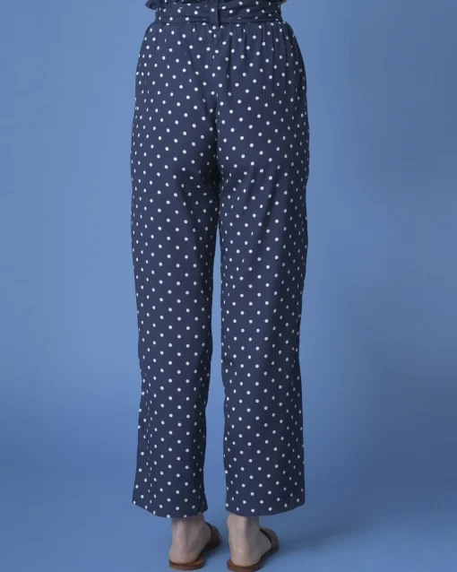 La Piscine Paris Pantalon à pois avec ceinture P.A.R.O.S.H*Femme Pantalons|Bas Femme