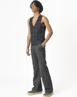 La Piscine Paris Pantalon à rayures 120% Lino*Homme Pantalons