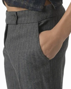 La Piscine Paris Pantalon à rayures 120% Lino*Homme Pantalons