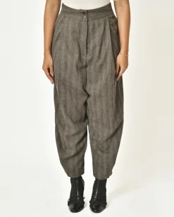La Piscine Paris Pantalon à rayures pincés Malloni*Femme Pantalons|Bas Femme