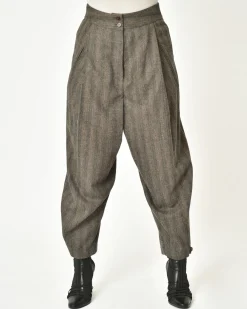 La Piscine Paris Pantalon à rayures pincés Malloni*Femme Pantalons|Bas Femme