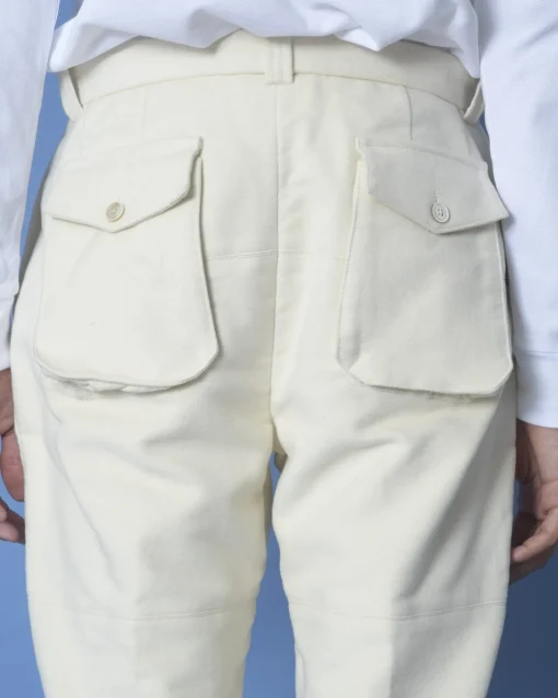 La Piscine Paris Pantalon en coton à poches à rabats Gabriele Pasini*Homme Pantalons
