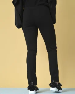 La Piscine Paris Pantalon bi-matière en cuir verni P.A.R.O.S.H*Femme Pantalons