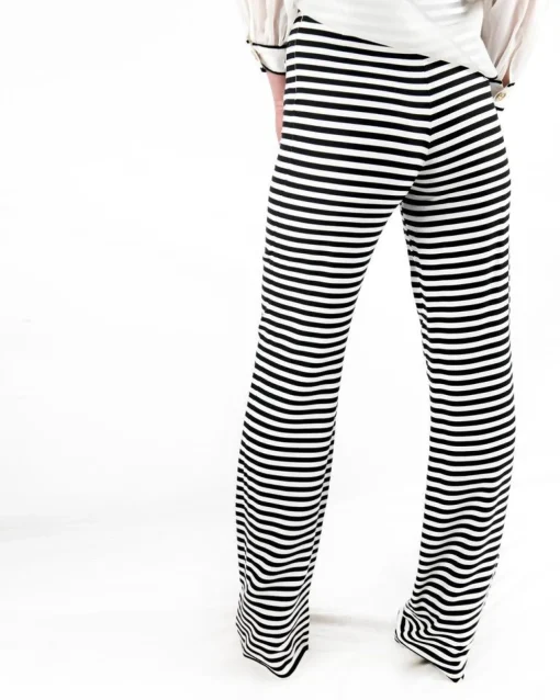 La Piscine Paris Pantalon à rayures noires Edward Achour*Femme Pantalons