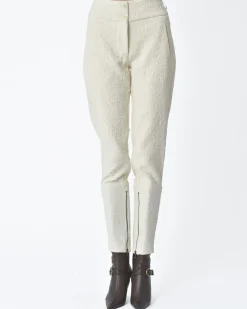 La Piscine Paris Pantalon blanc cassé texturé Masnada*Femme Pantalons|Bas Femme