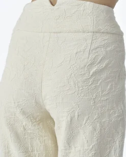 La Piscine Paris Pantalon blanc cassé texturé Masnada*Femme Pantalons|Bas Femme