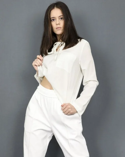 La Piscine Paris Pantalon en cuir synthétique Nude*Femme Pantalons