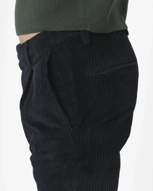 La Piscine Paris Pantalon marine côtelé Michael Coal*Homme Pantalons