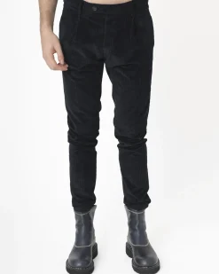 La Piscine Paris Pantalon marine côtelé Michael Coal*Homme Pantalons