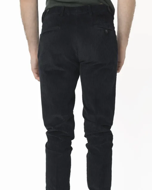 La Piscine Paris Pantalon marine côtelé Michael Coal*Homme Pantalons
