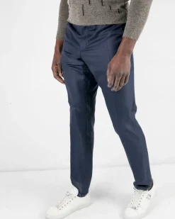 La Piscine Paris Pantalon tailleur nid d'abeilles en laine et soie Lords & Fools*Homme Pantalons