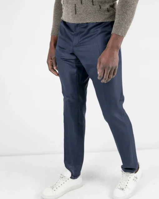 La Piscine Paris Pantalon tailleur nid d'abeilles en laine et soie Lords & Fools*Homme Pantalons